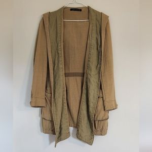Gauze Khaki Zara Jacket